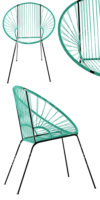 Stylish Innit Concha Chair: Cool Contemporary Design 3D model image 2