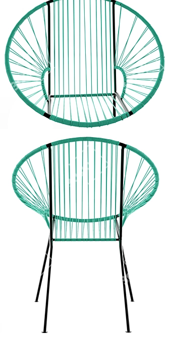 Stylish Innit Concha Chair: Cool Contemporary Design 3D model image 3