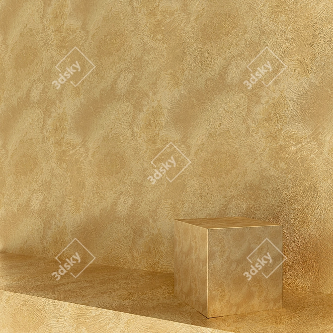 GoldMaz Decorative Plaster: Sophisticated Loft Style 3D model image 1