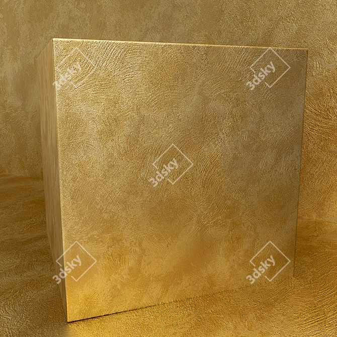 GoldMaz Decorative Plaster: Sophisticated Loft Style 3D model image 2