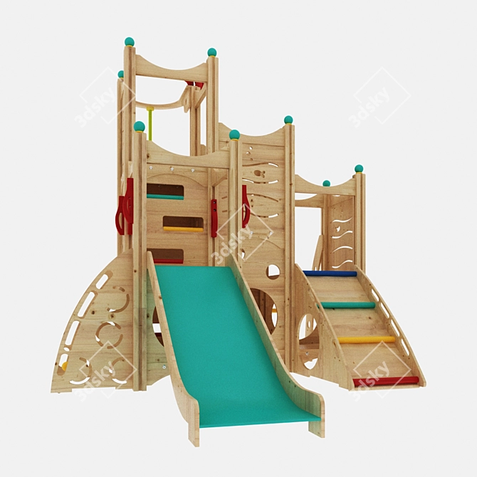 Ultimate Fun Zone Playset 3D model image 1