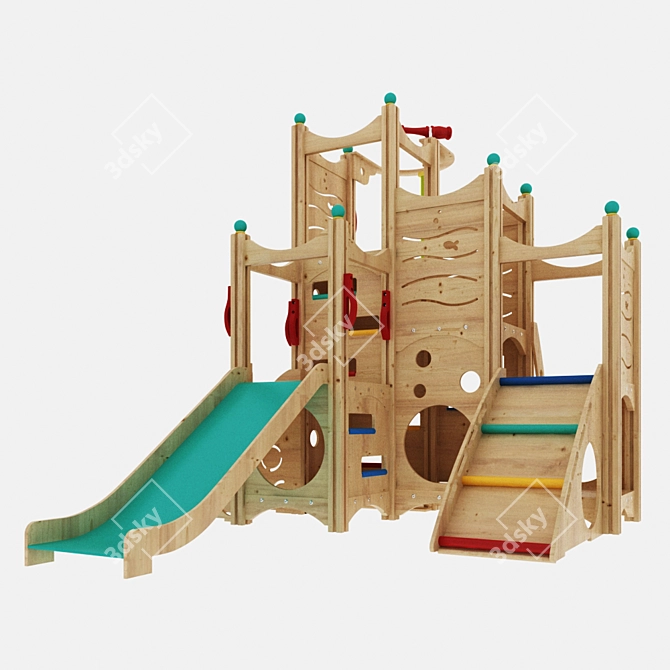 Ultimate Fun Zone Playset 3D model image 2