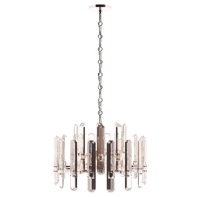 Modern AERIN Bonnington Chandelier 3D model image 1