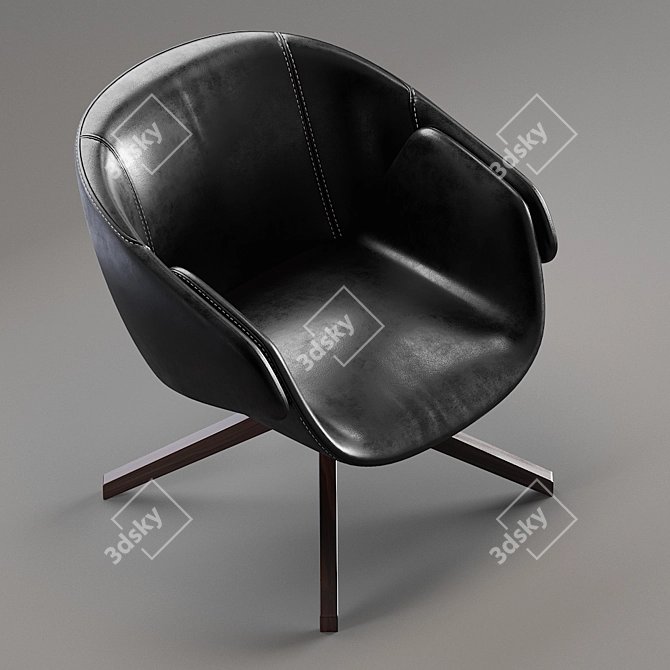 ANITA | Modern Armchair Design by Metrica 3D model image 3