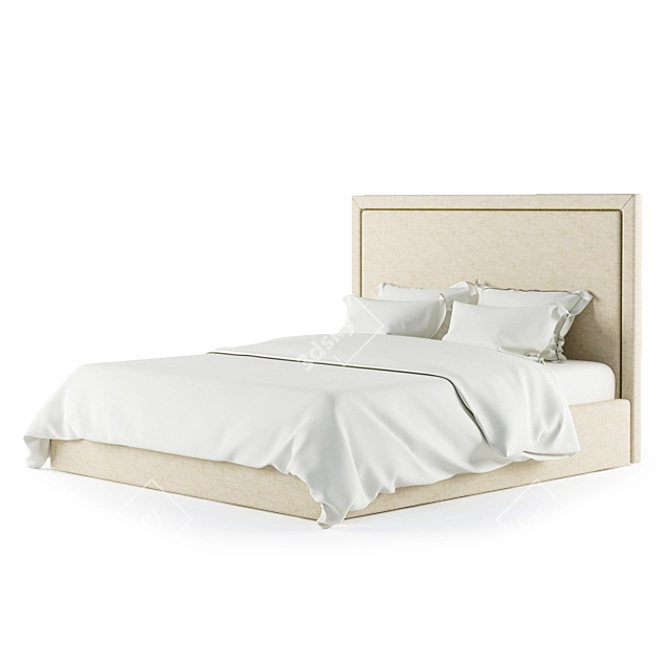 Marko Kraus Cleo Bed 180: Stylish and Spacious 3D model image 1