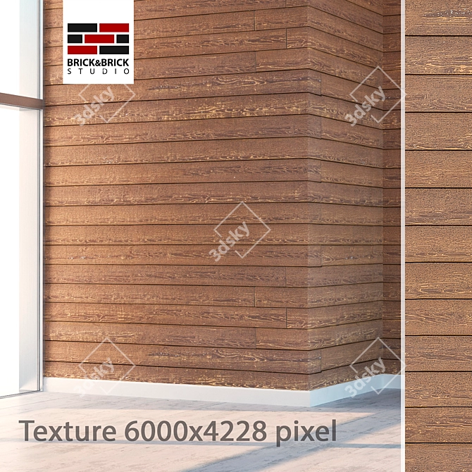 Seamless Detailed Tree Texture 3D model image 1