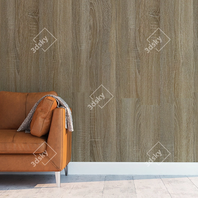 Seamless Detailed Tree Texture & Materials 3D model image 2