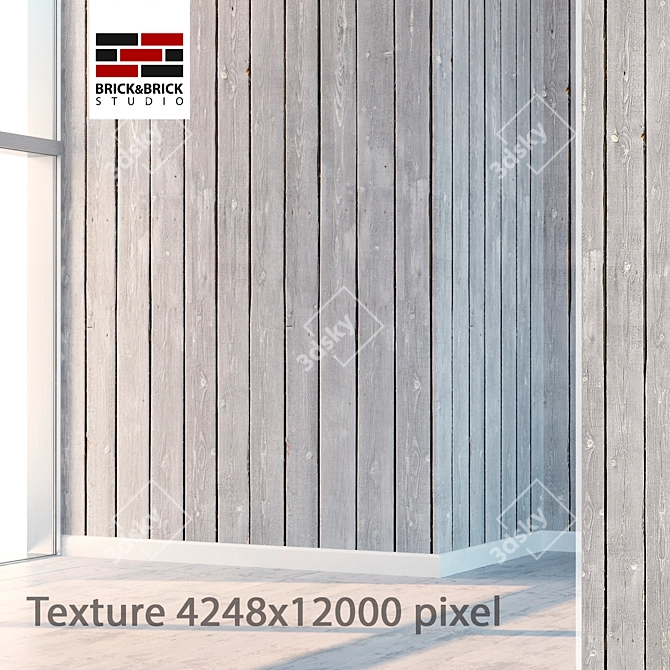 Seamless Detailed Tree Texture 3D model image 1