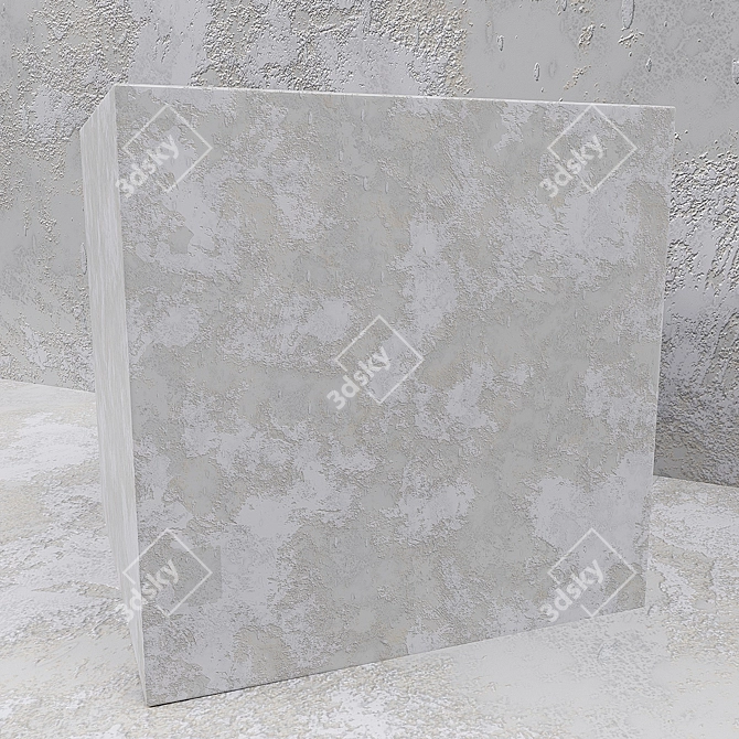 Silk Luxe Decorative Plaster 3D model image 2