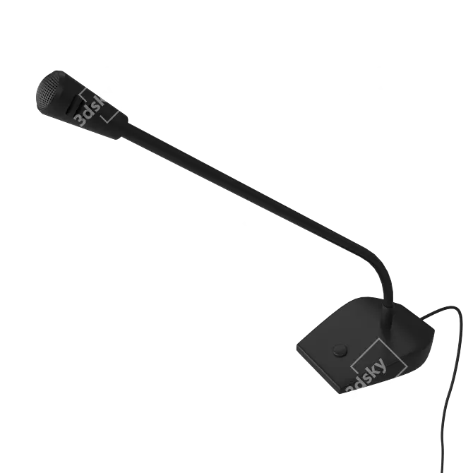 ClearVoice Desktop Mic 3D model image 1