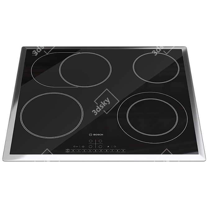 Bosch PKN645F17R Induction Cooktop 3D model image 1