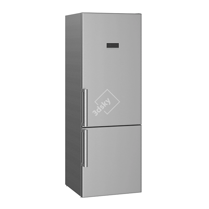 Bosch KGN49XI2OR: Modern Fridge with Smart Features 3D model image 1