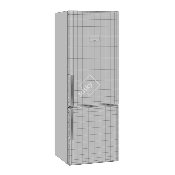 Bosch KGN49XI2OR: Modern Fridge with Smart Features 3D model image 3