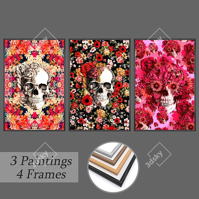 Multiframe Painting Set No.416 3D model image 1