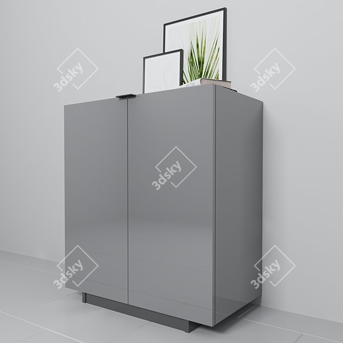  Modern Vertical Cabinet by Minotti 3D model image 2