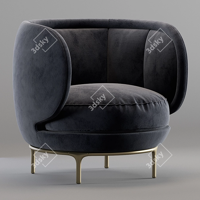 Vuelta 80: Stylish Designer Armchair by Wittmann 3D model image 1