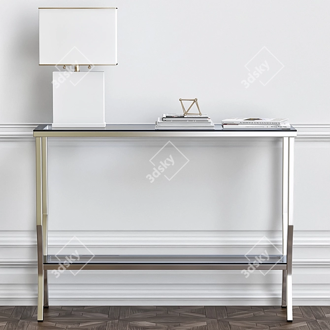 Elegant Anndale Console for Chic Living 3D model image 1