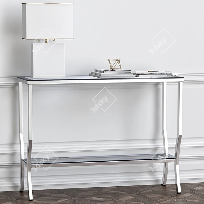 Elegant Anndale Console for Chic Living 3D model image 2