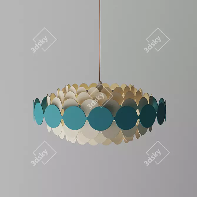 Modern Hanging Lamp Doria Leuchten 3D model image 1