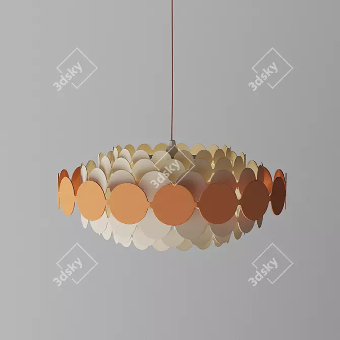 Modern Hanging Lamp Doria Leuchten 3D model image 2