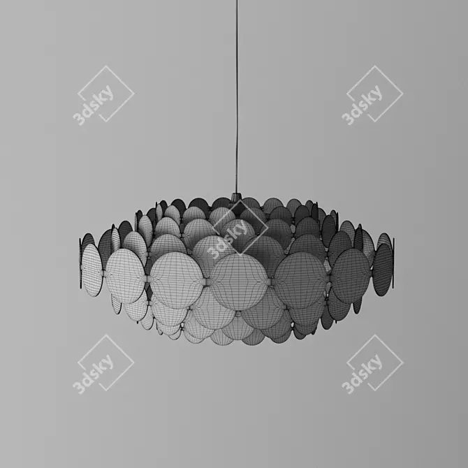 Modern Hanging Lamp Doria Leuchten 3D model image 3