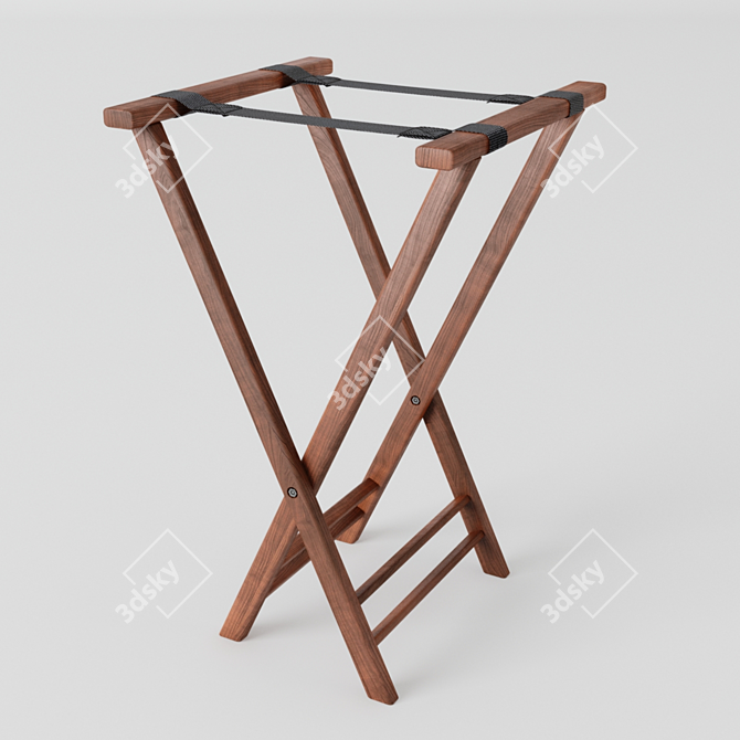 Multi-Purpose Slim Storage Rack 3D model image 1