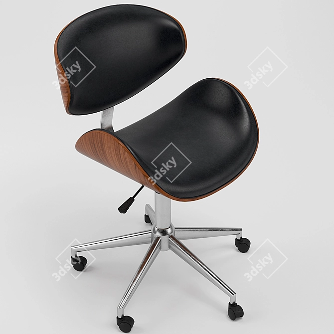 Madonna Mid-Century Office Chair 3D model image 3