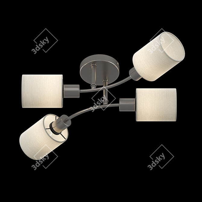 Freya Vivian Ceiling Light FR5003CL-04N 3D model image 1