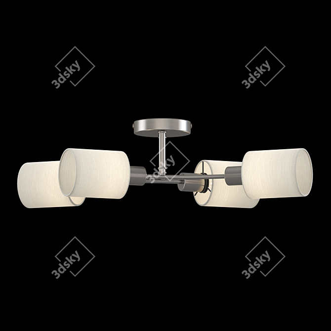 Freya Vivian Ceiling Light FR5003CL-04N 3D model image 2