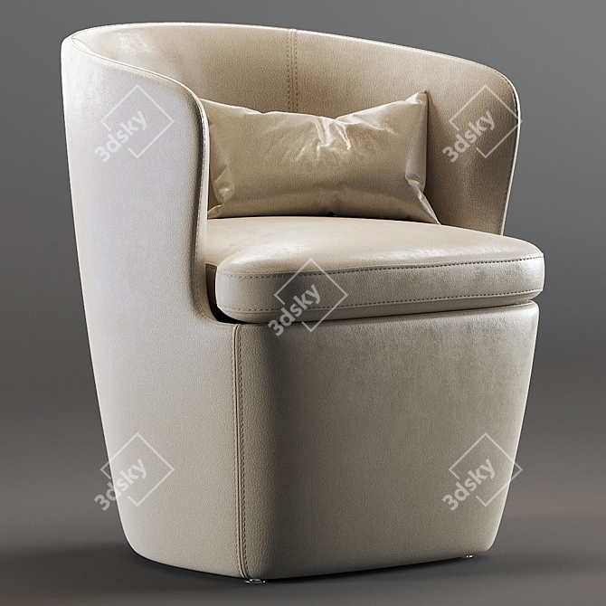 Modern Atelier Design Chair 3D model image 1