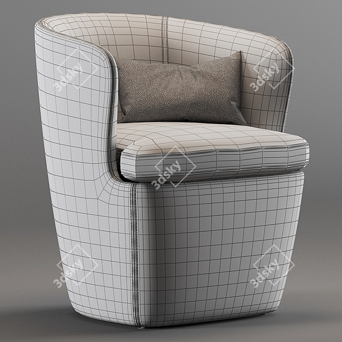 Modern Atelier Design Chair 3D model image 3