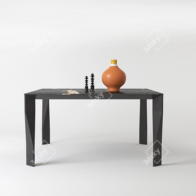 Luxurious Molteni Diamond Dining Table 3D model image 1