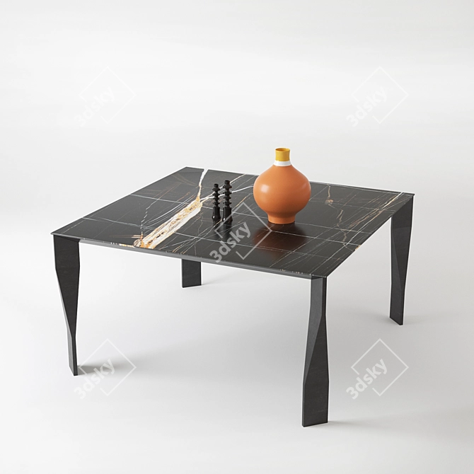 Luxurious Molteni Diamond Dining Table 3D model image 2