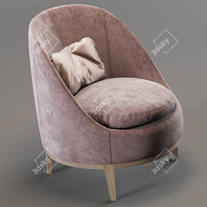 Piet Boon BELLE | Stylish Armchair 3D model image 2