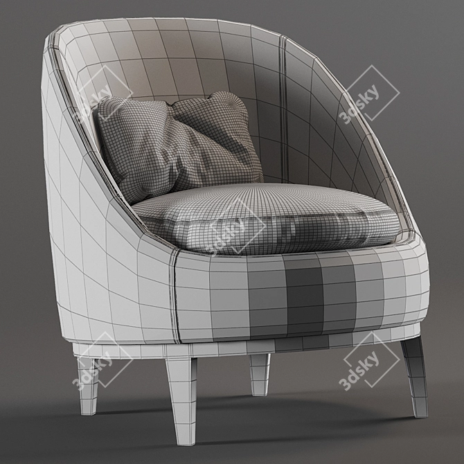 Piet Boon BELLE | Stylish Armchair 3D model image 3