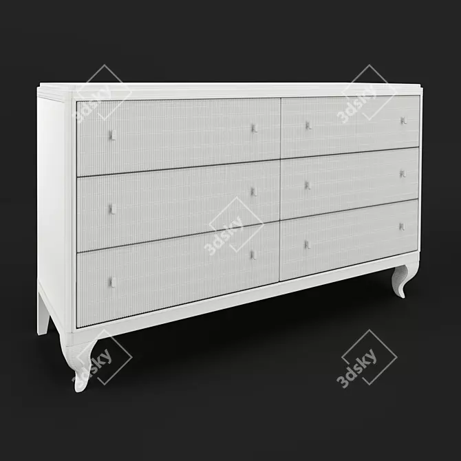 Fratelli Barri MESTRE Cherry Chest 3D model image 2