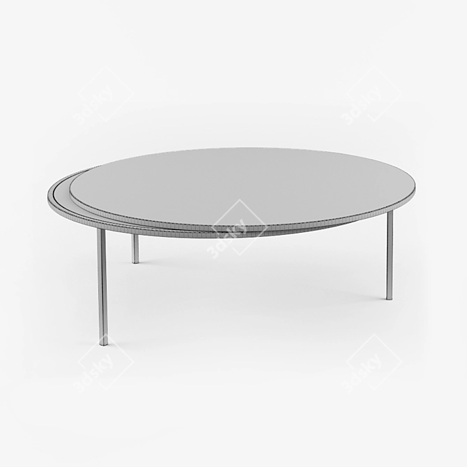  Well L: Stylish Water Well-Inspired Coffee Table 3D model image 3