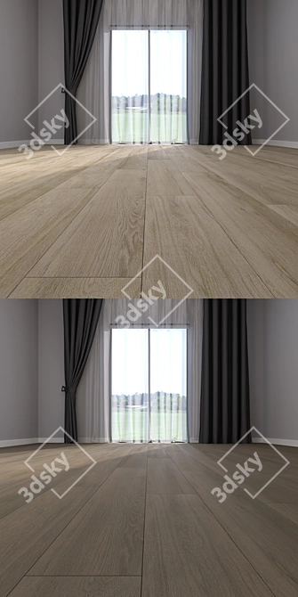 Parquet Floor Set: HD Textures, 10 Designs 3D model image 3