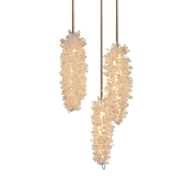 Ethereal Glow Pendant Light 3D model image 2