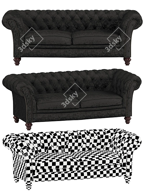 Supreme Comfort Milano Sofa 3D model image 2