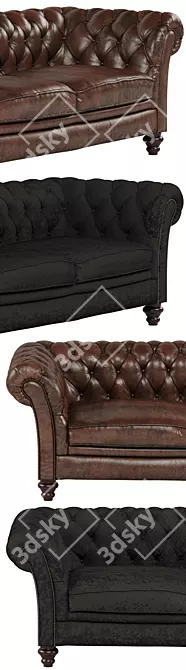 Supreme Comfort Milano Sofa 3D model image 3