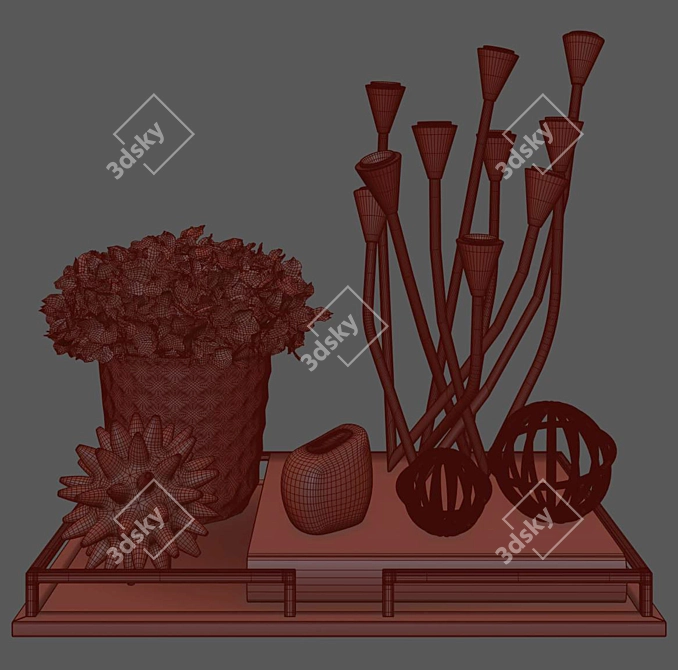 Versatile Decor Set 12 3D model image 3