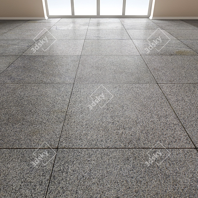 Versatile Paving Slab for Exteriors & Interiors 3D model image 1