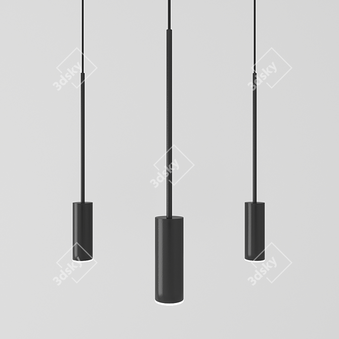 Volta Pendant Light: Modern Elegance 3D model image 1