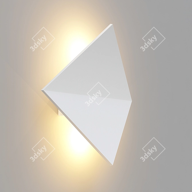 WattMe Origami LED Wall Sconce 3D model image 1