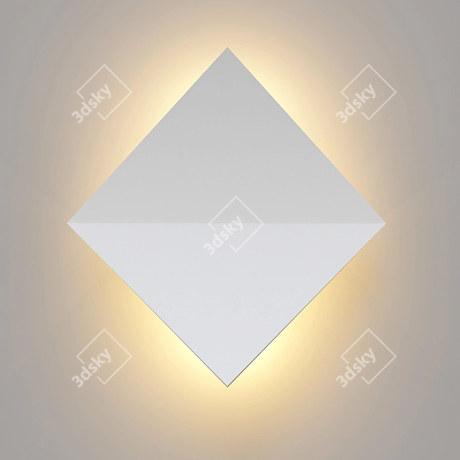 WattMe Origami LED Wall Sconce 3D model image 2