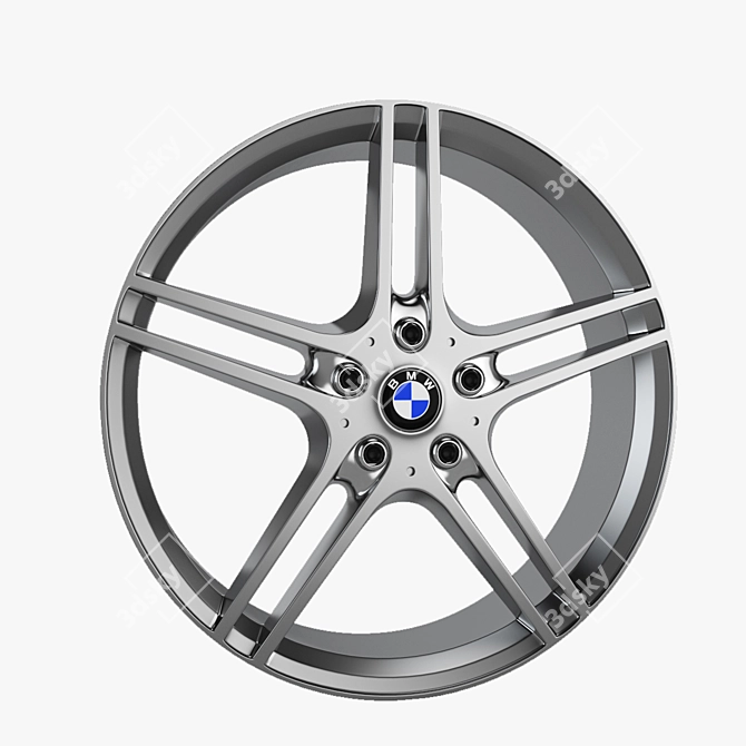 BMW Car Rim 1: High-quality 3D Model 3D model image 2