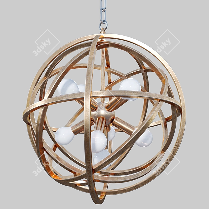 Modern Luster Lamp 2018 3D model image 1