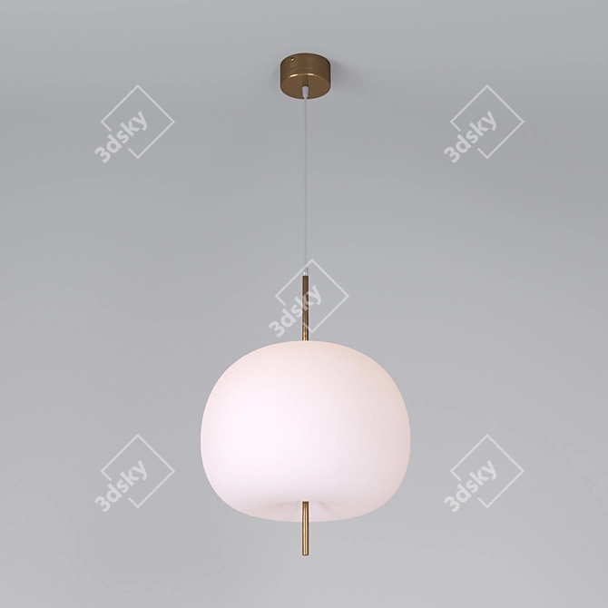 Modern Pendant Light: Auksis 3D model image 1