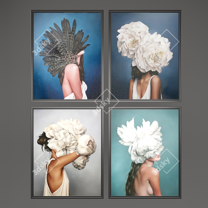 Ethereal Moments: Amy Judd Art 3D model image 3